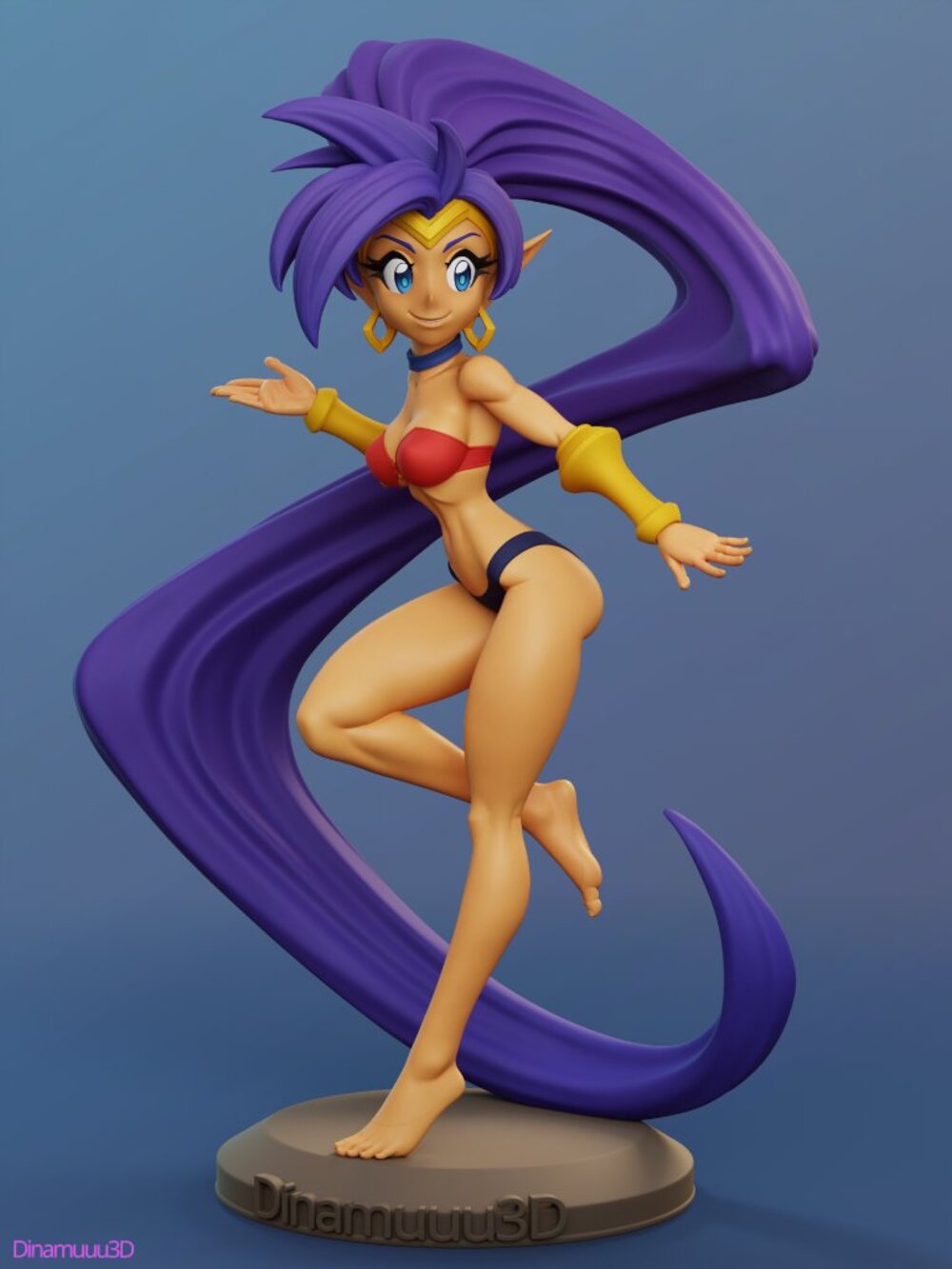 Shantae bikini Resin Statue Part Kit